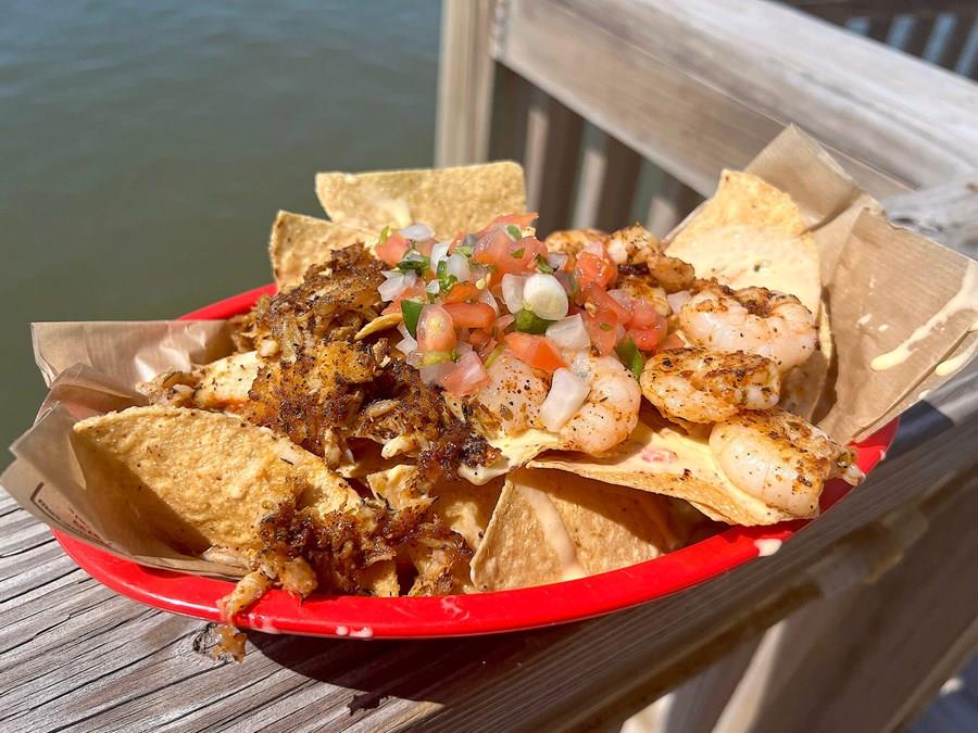 Crab and/or Shrimp Nachos